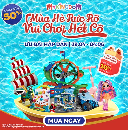 Chương trình Mùa hè rực rỡ - Vui chơi hết cỡ tại Mykingdom