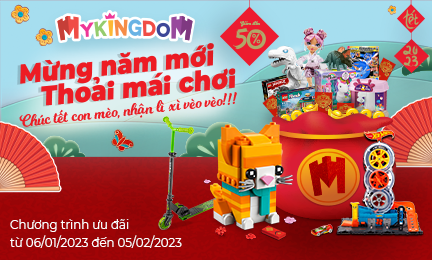 Mừng năm mới - Thoải mái chơi tẹt ga cùng Mykingdom