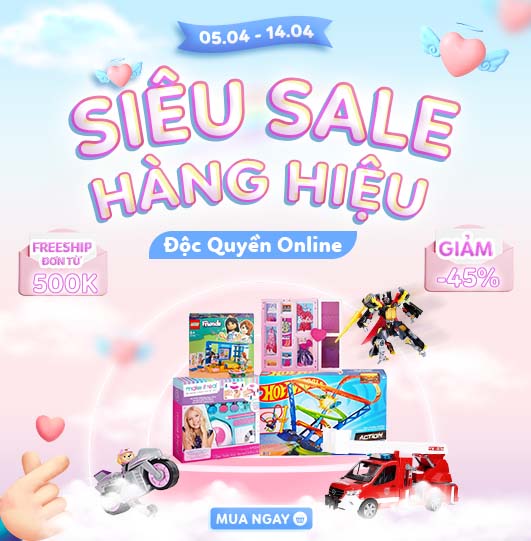 Siêu sale hàng hiệu tháng 4 - Ngập sale, tràn ưu đãi