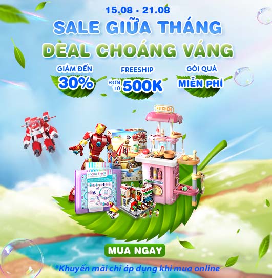 Ngập tràn ưu đãi cùng chương trình Sale giữa tháng - Deal choáng váng