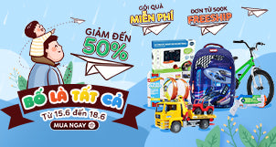 Bố là tất cả - Mua đồ chơi giảm giá đến 50%