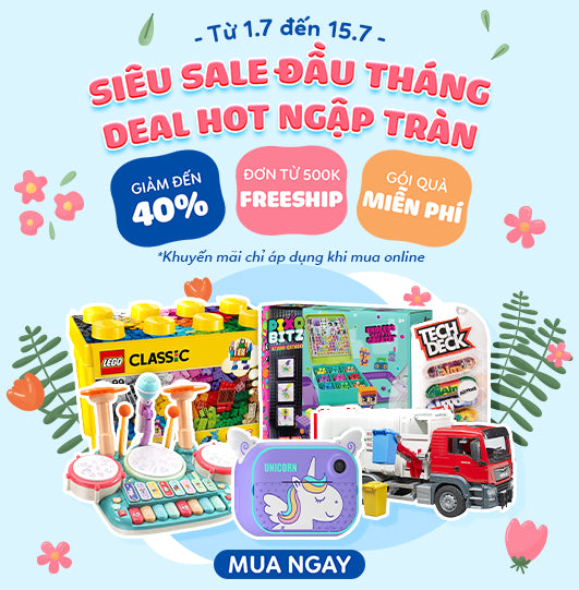 Siêu sale đầu tháng - Deal hot ngập tràn tại Mykingdom