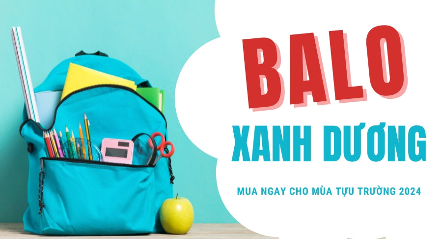 Tổng hợp 4 mẫu balo màu xanh dương cá tính cho mùa tựu trường