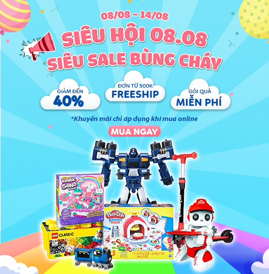 Siêu hội 8/8 - Siêu sale bùng cháy tại Mykingdom