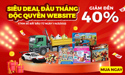 Đầu tháng bùng nổ, siêu hội đồ chơi hàng hiệu "sale" ngất ngây đến 40%