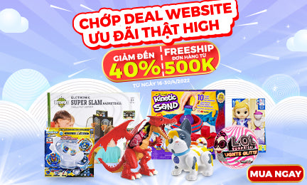 Mykingdom bật mí loạt đồ chơi xịn sale hời giữa tháng chỉ có trên website