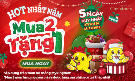 Mykingdom mua 2 tặng 1 - siêu ưu đãi chỉ 5 ngày duy nhất