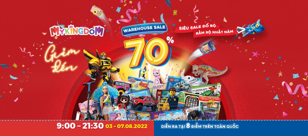 [Warehouse Sale 2022] Siêu sale đổ bộ, rầm rộ nhất năm