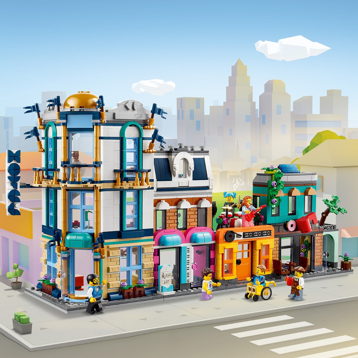 Đồ chơi lắp ráp Khu phố trung tâm LEGO CREATOR 31141