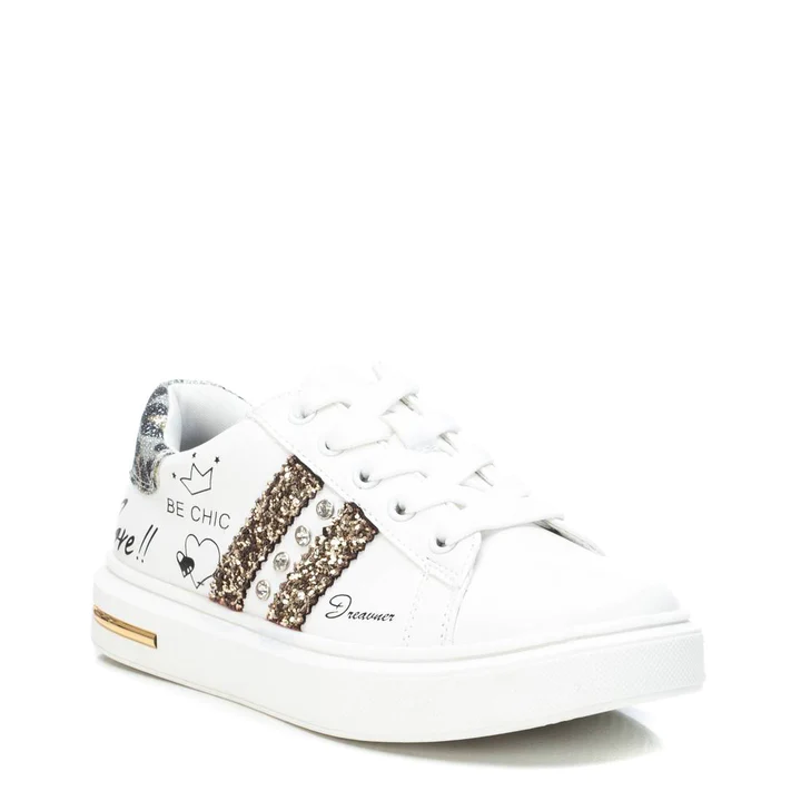 Giày Sneakers Kids Pu Sparkle Gold Xti Kids 057968