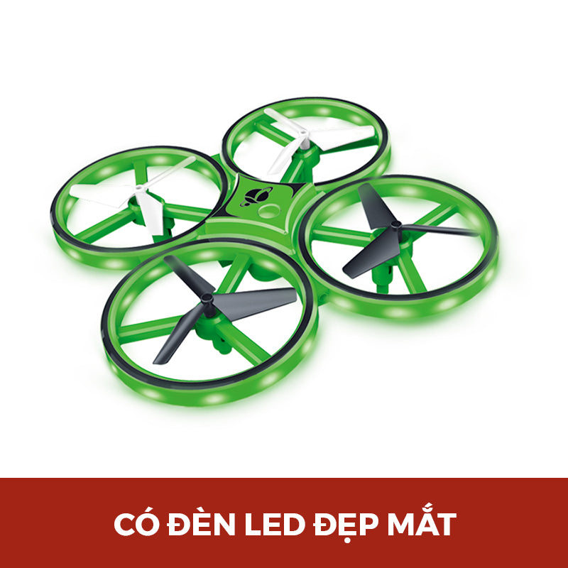 Dazzling Drone toy controlled by watch (Green) VECTO VT010B