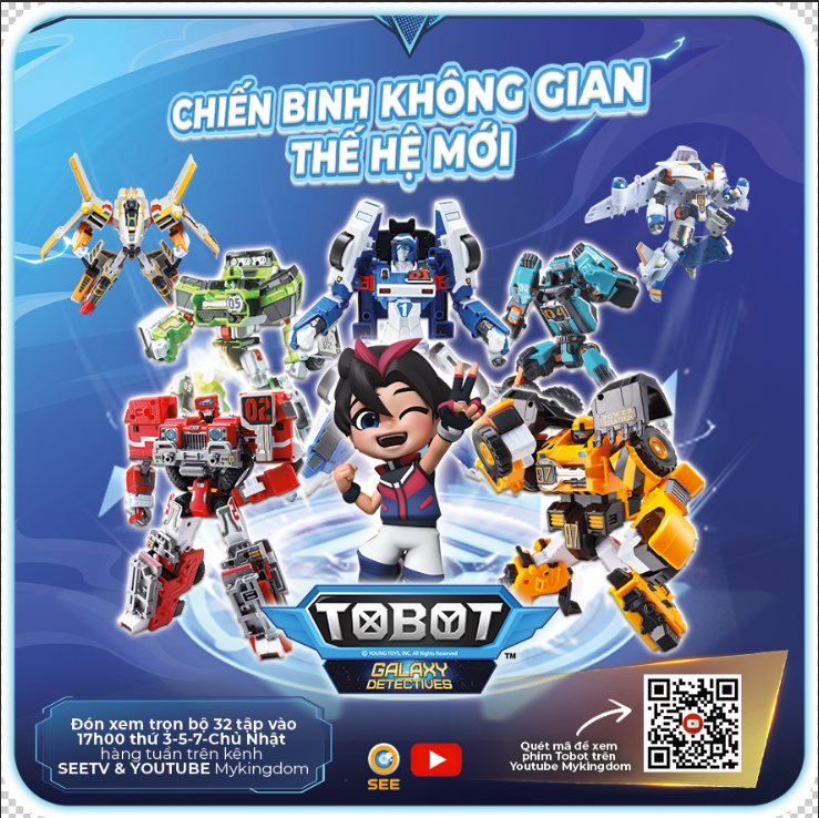 TOBOT tích hợp 4 trong 1 KING QUATRAN TOBOT 301147