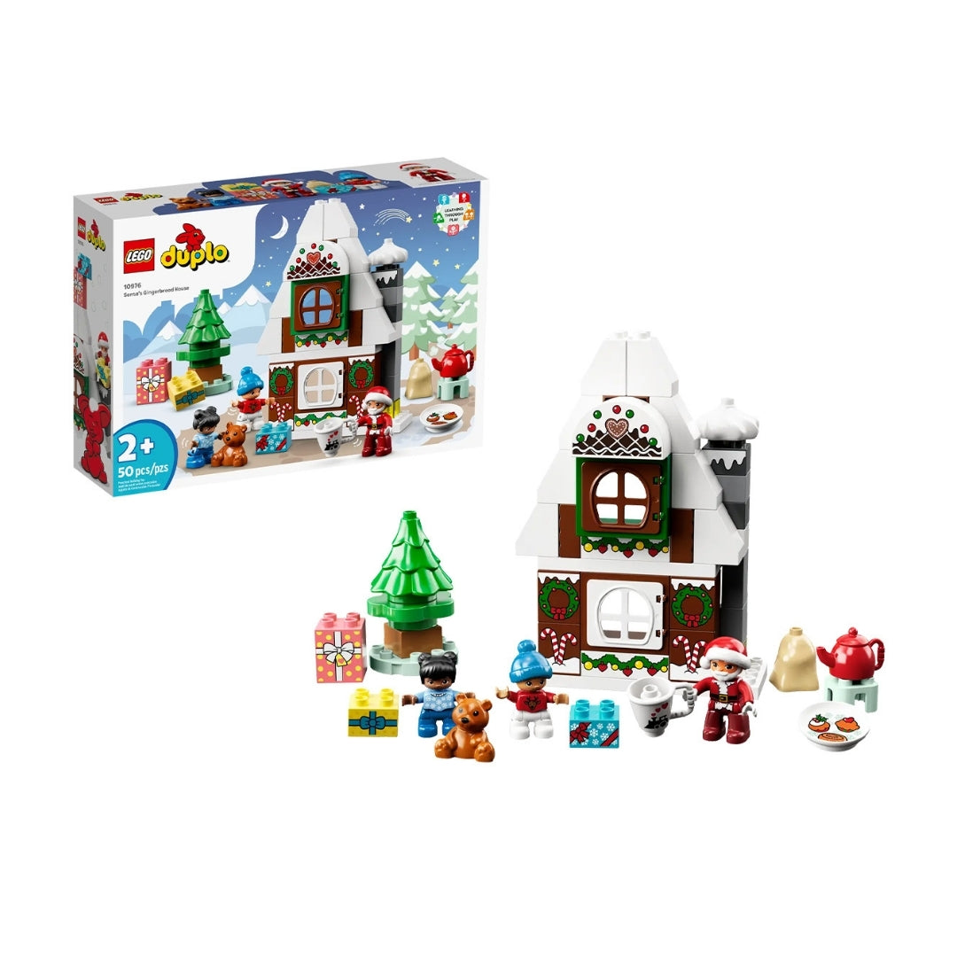 LEGO DUPLO 10976 Santa's Gingerbread House Assembling Toy