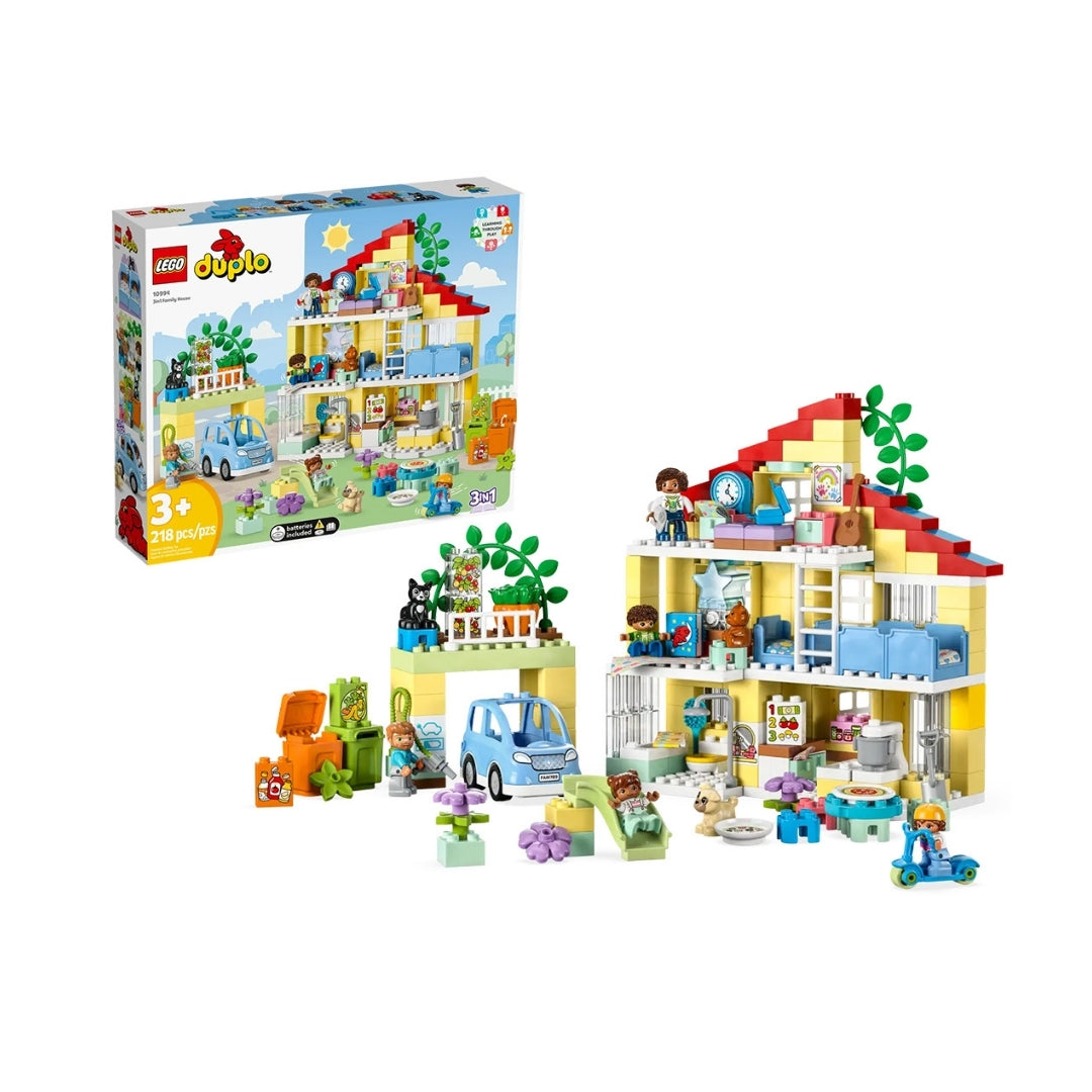 Đồ chơi lắp ráp Ngôi nhà gia đình 3 trong 1 LEGO DUPLO 10994