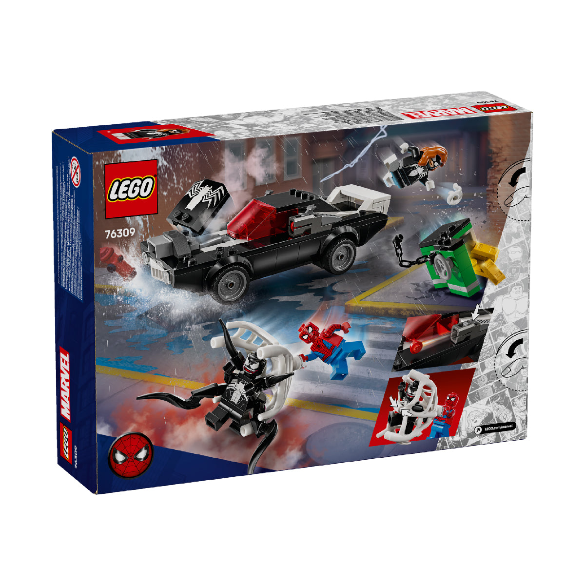 Đồ Chơi Lắp Ráp Người Nhện Chạm Trán Spider-Man vs. Xe Venom LEGO SUPERHEROES 76309