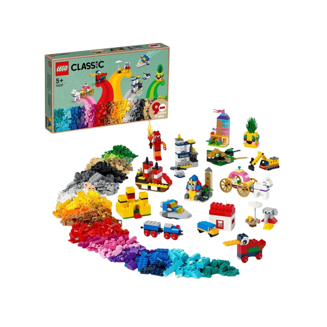 Đồ Chơi Lắp Ráp Hộp Gạch Classic Sáng Tạo Phiên Bản 90 Năm LEGO CLASSIC 11021