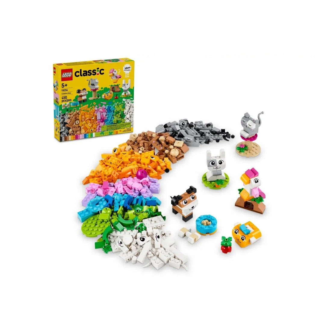 Assembly toy LEGO CLASSIC 11034 animal-themed creative brick set