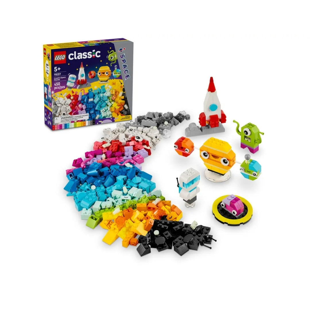 Assembly toy LEGO CLASSIC 11037 space-themed creative brick set