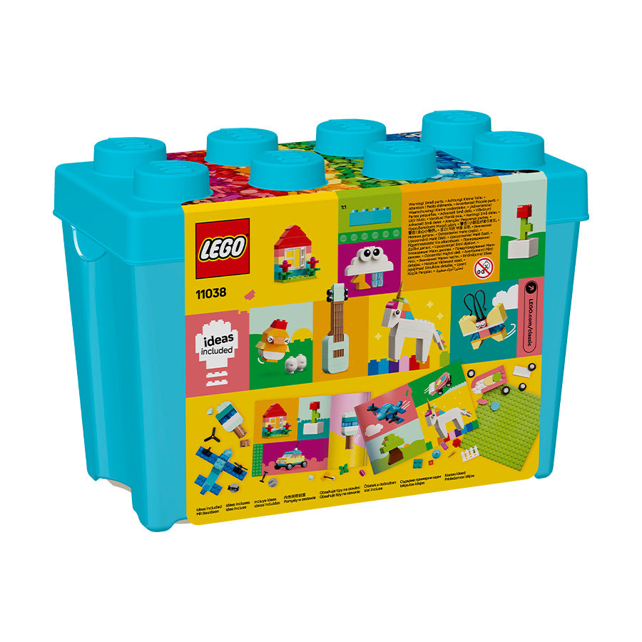 Đồ chơi lắp ráp Thùng gạch sáng tạo sống động 850 chi tiết LEGO CLASSIC 11038