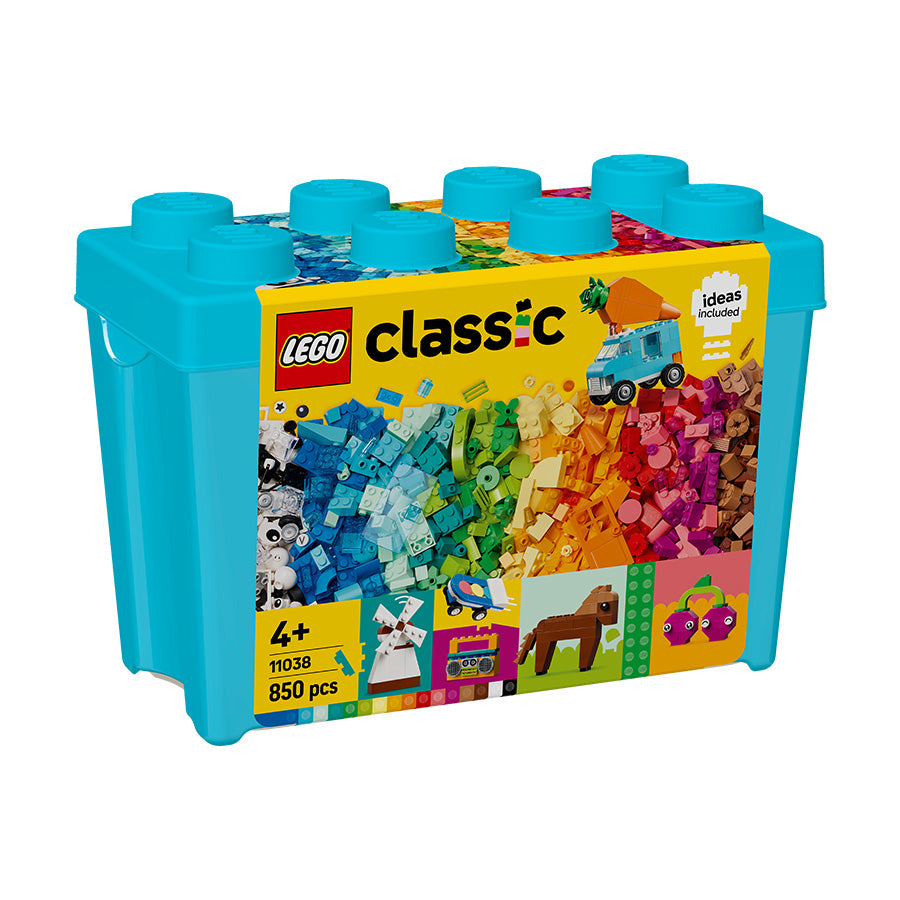 Đồ chơi lắp ráp Thùng gạch sáng tạo sống động 850 chi tiết LEGO CLASSIC 11038