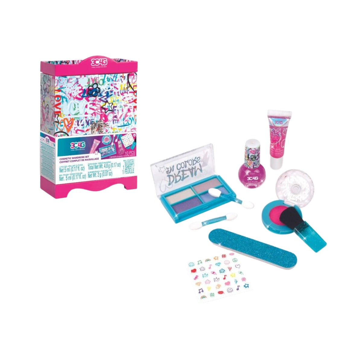 Stylish Grafiti nail and cosmetic set MAKE IT REAL 10045