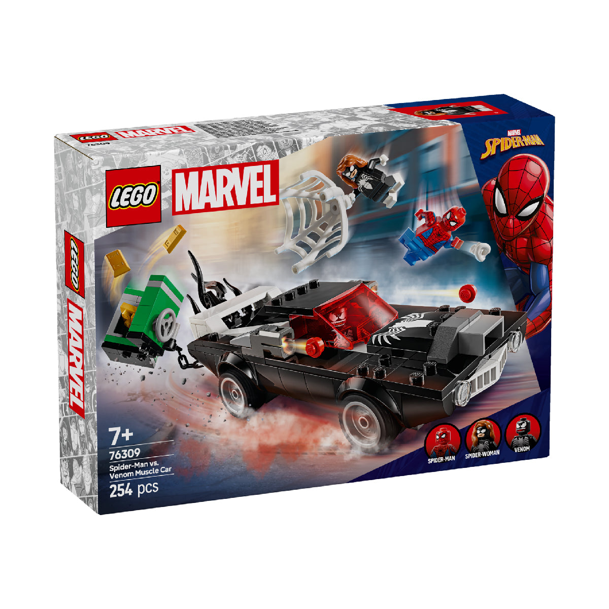 Đồ Chơi Lắp Ráp Người Nhện Chạm Trán Spider-Man vs. Xe Venom LEGO SUPERHEROES 76309