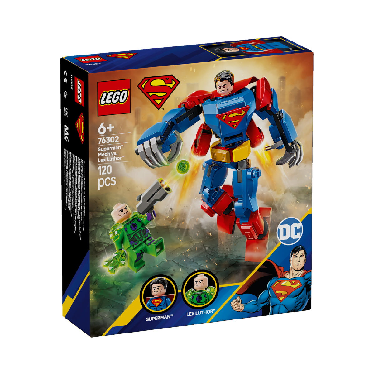 Đồ Chơi Lắp Ráp Robot Siêu Nhân Đại Chiến Lex Luthor LEGO SUPERHEROES 76302