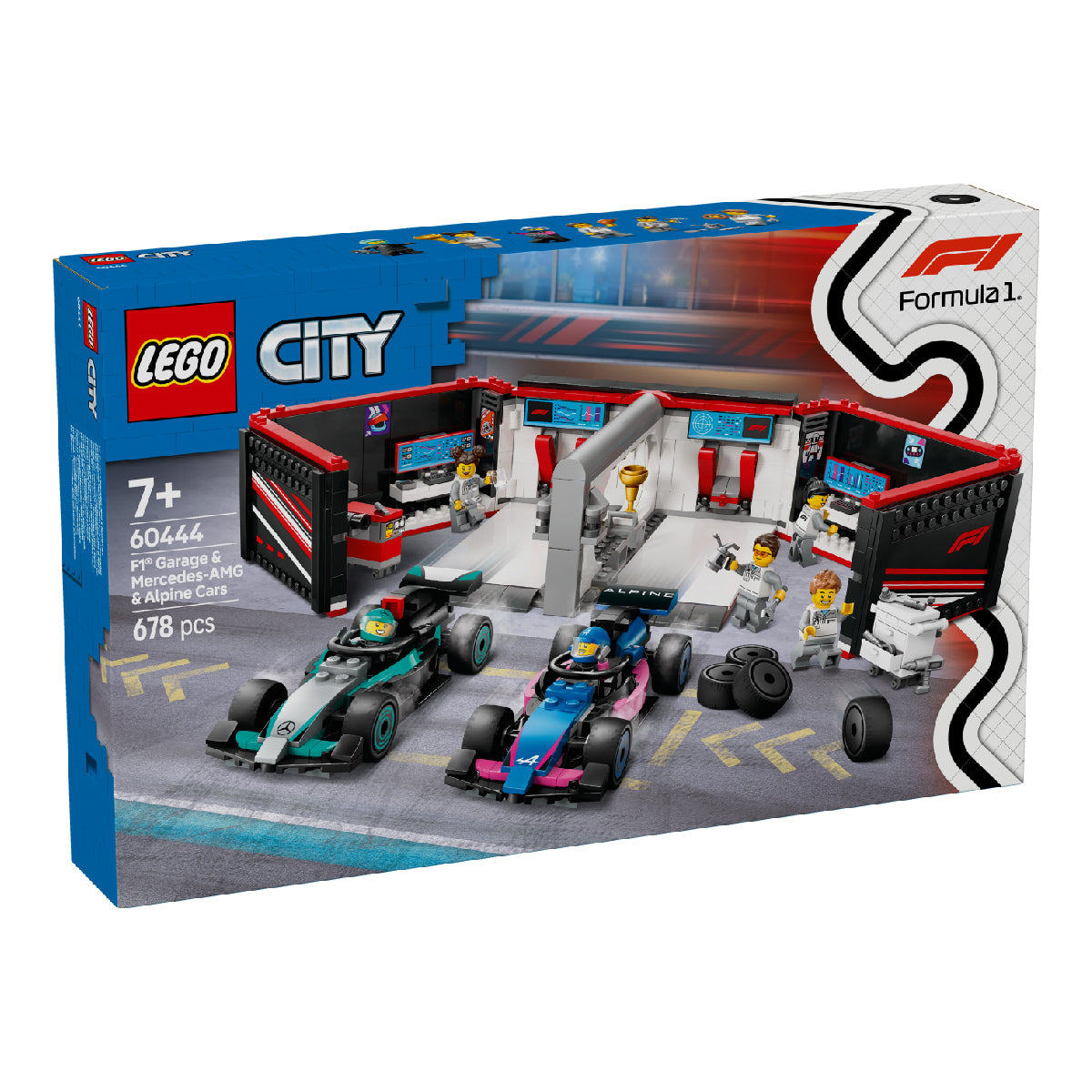 Đồ Chơi Lắp Ráp Gara F1 LEGO CITY 60444