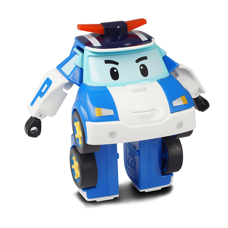 Poli police car transforming robot with speed &amp; light ROBOCAR POLI 83094