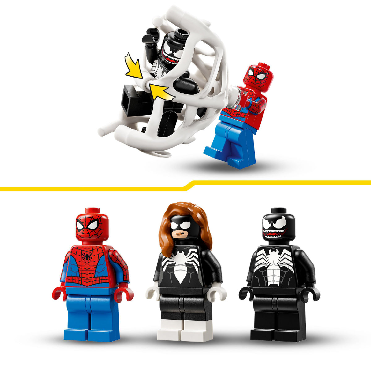 Đồ Chơi Lắp Ráp Người Nhện Chạm Trán Spider-Man vs. Xe Venom LEGO SUPERHEROES 76309