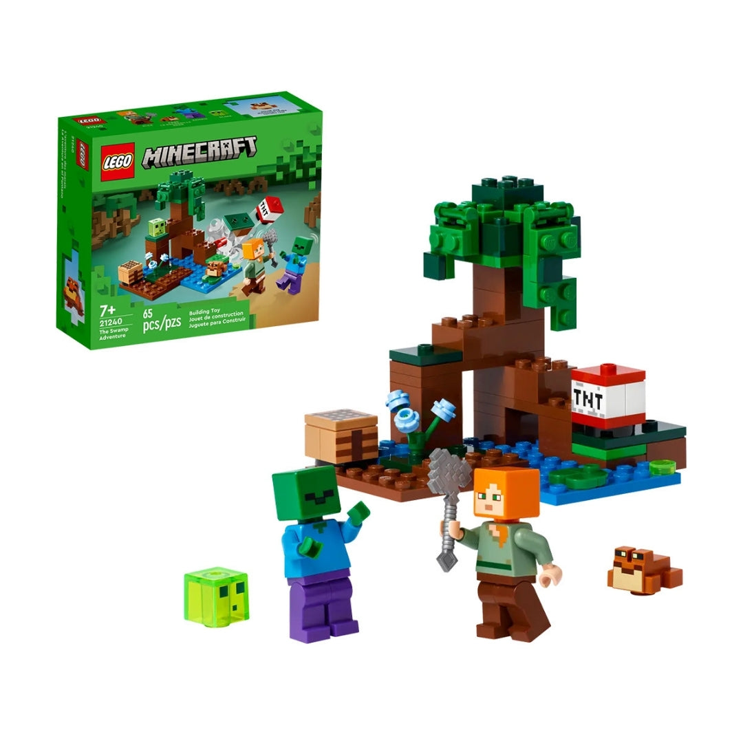 LEGO MINECRAFT 21240 Mysterious Swamp Adventure Building Toy