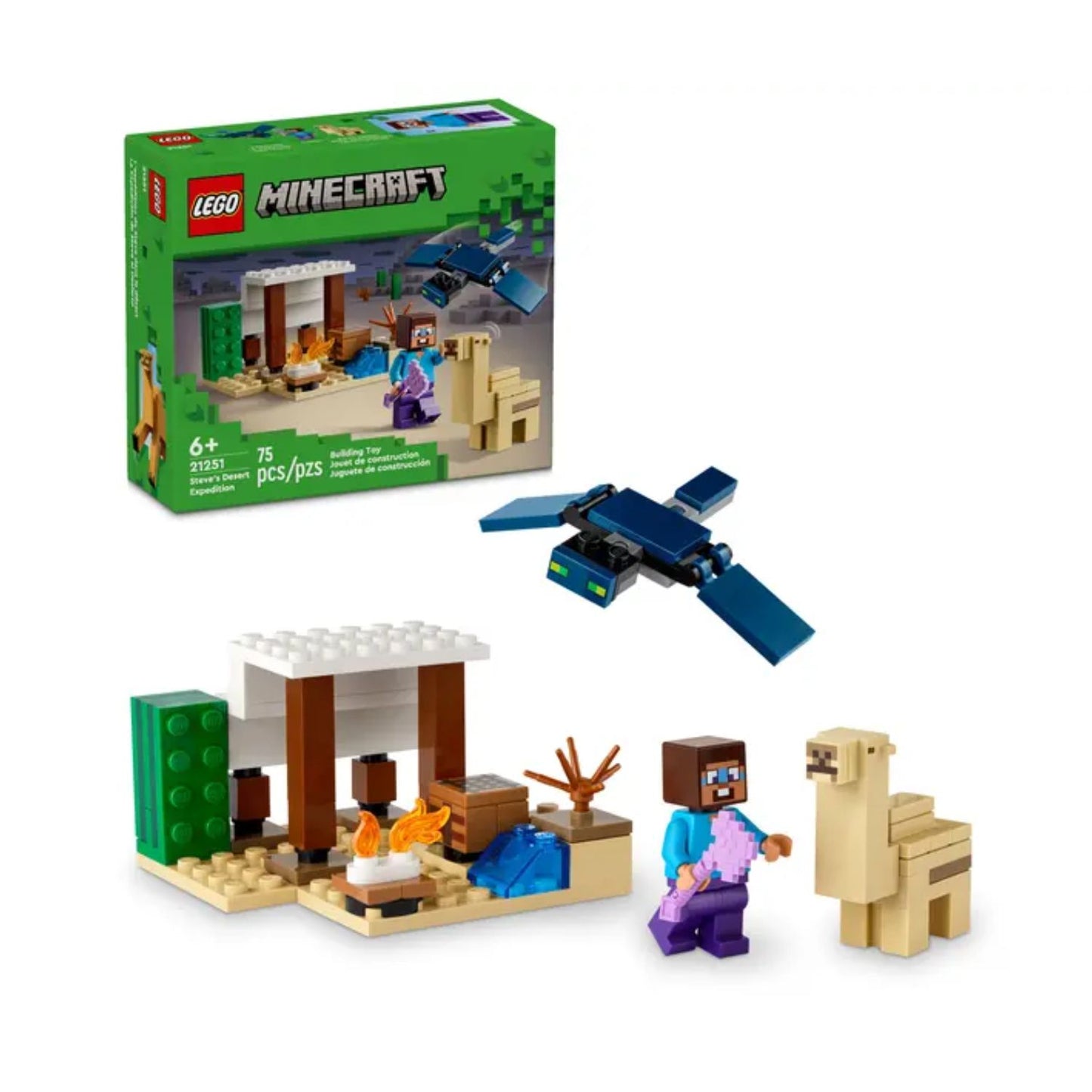 Đồ chơi lắp ráp Chuyến thám hiểm đền thờ sa mạc của Steve LEGO MINECRAFT 21251