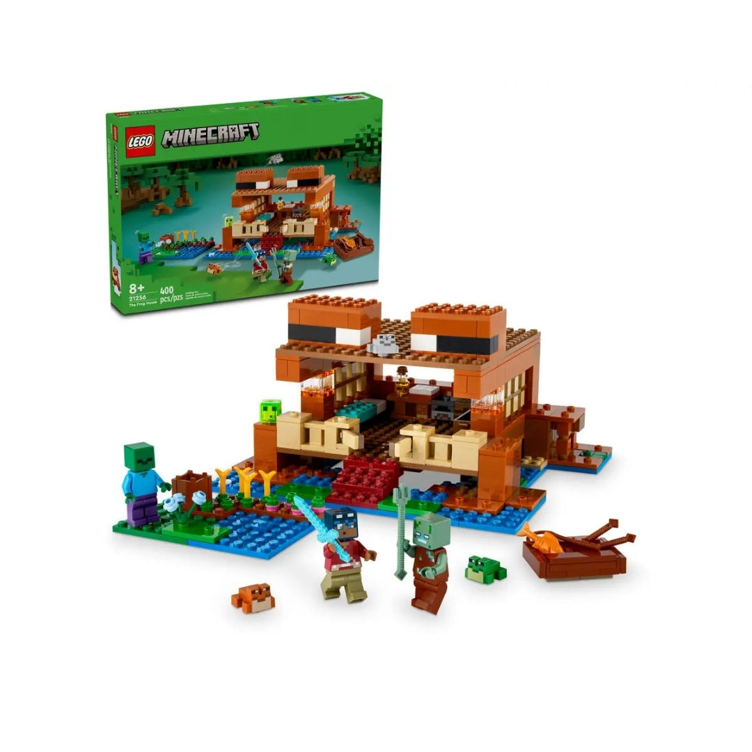 LEGO MINECRAFT 21256 Frog House assembly toy