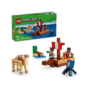 Đồ Chơi Lắp Ráp Chuyến Thám Hiểm Trên Tàu Cướp Biển LEGO MINECRAFT 21259 (166 chi tiết)