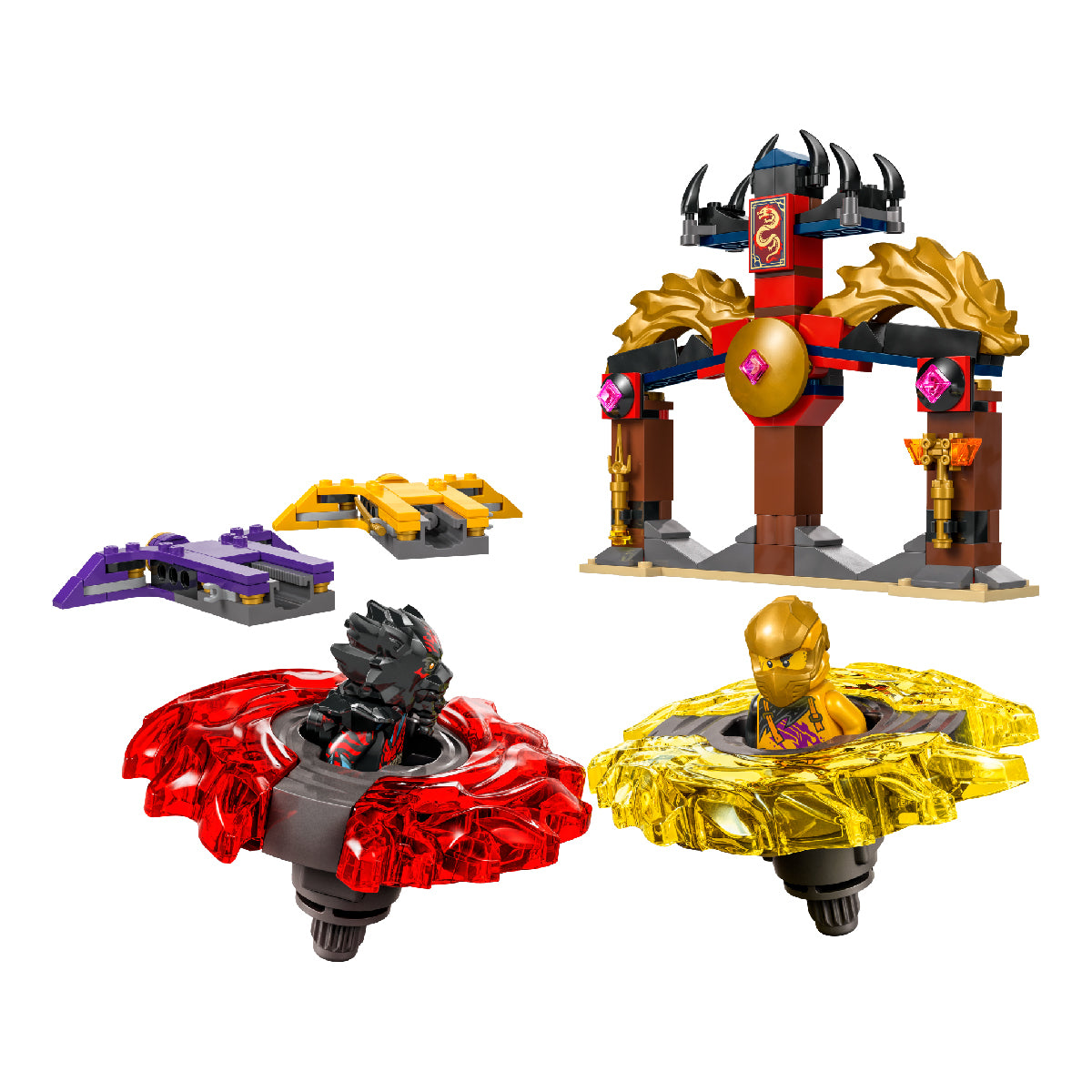 Đồ chơi lắp ráp con quay Arin và phe ác LEGO NINJAGO 71826