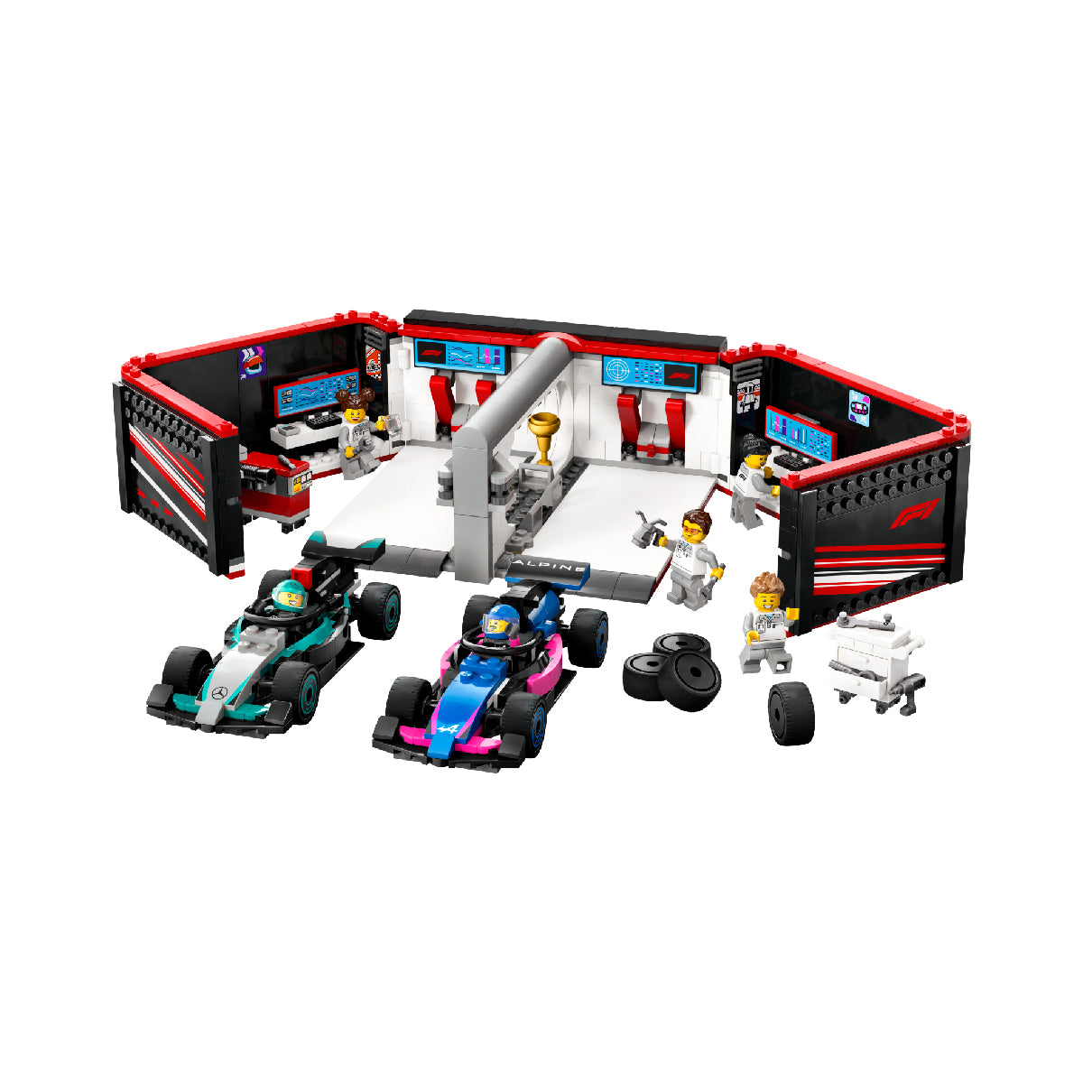 Đồ Chơi Lắp Ráp Gara F1 LEGO CITY 60444