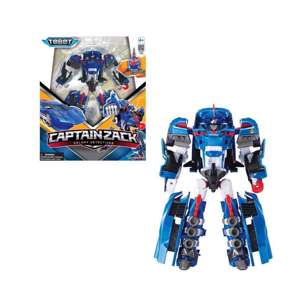 Super transforming robot CAPTAIN ZACK clever captain TOBOT 301111