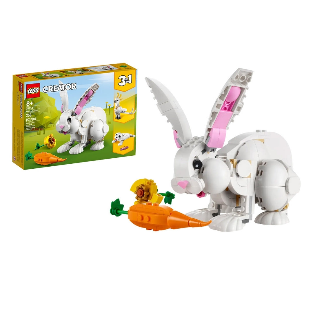 LEGO CREATOR 31133 Cute White Rabbit Assembling Toy