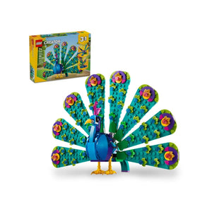 LEGO CREATOR 31157 colorful Peacock model assembly toy