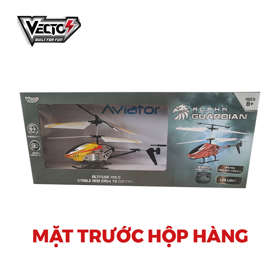 Đồ chơi trực thăng hộ vệ Alpha (vàng) VECTO VT866D1-YEL