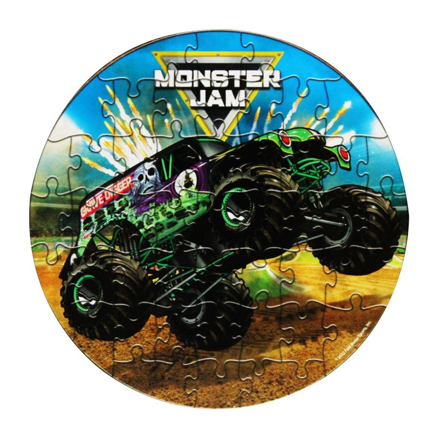 46-piece shape puzzle set - Monster Jam SPIN GAMES 20140868