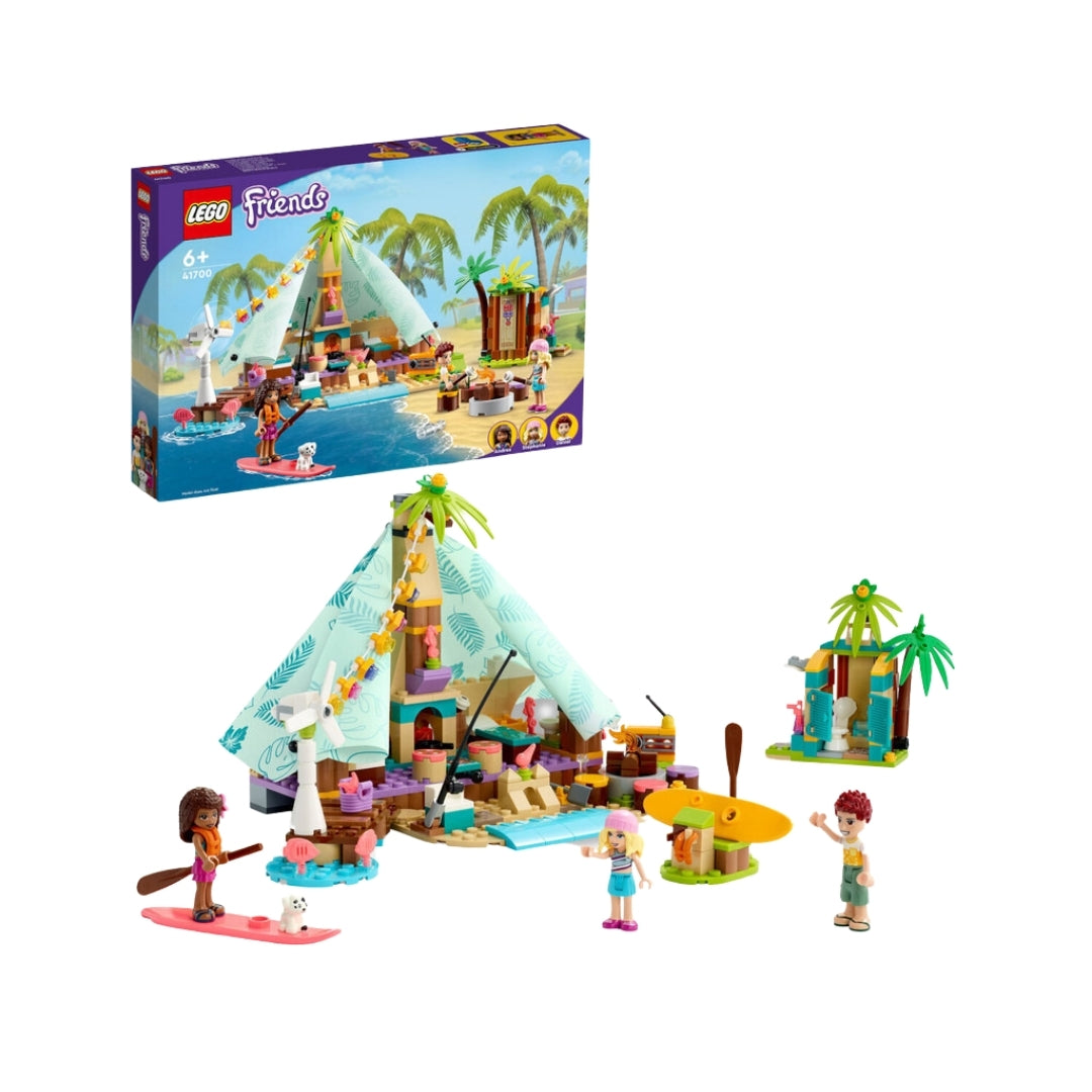 Đồ Chơi Lắp Ráp Lều Cắm Trại Bãi Biển LEGO FRIENDS 41700