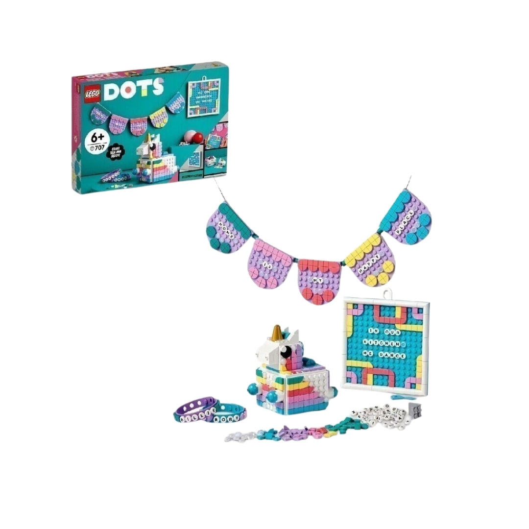 Đồ Chơi Lắp Ráp Hộp Đựng Trang Trí Kỳ Lân Đáng Yêu LEGO DOTS 41962