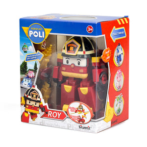 Robot biến hình xe cứu hộ Roy có ánh sáng ROBOCAR POLI 83093