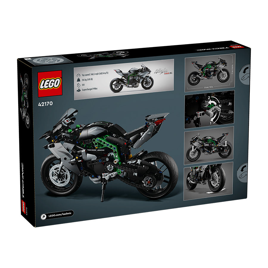 Đồ chơi lắp ráp Xe mô tô thể thao Kawasaki Ninja H2®R LEGO TECHNIC 42170