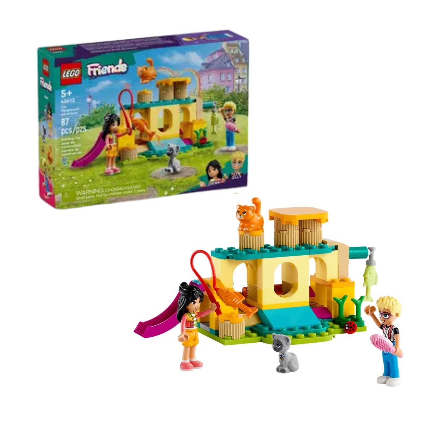 Đồ chơi lắp ráp Khu vui chơi cho mèo con LEGO FRIENDS 42612