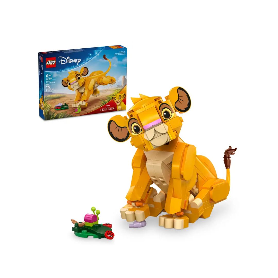 LEGO DISNEY PRINCESS The Lion King Simba Assembly Toy 43243 (222 parts)