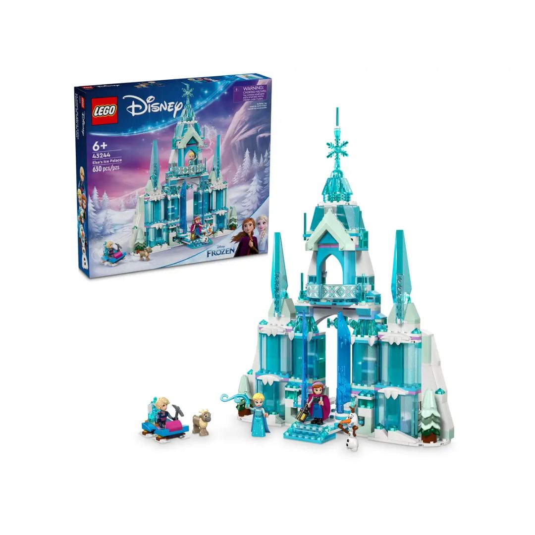 Đồ Chơi Lắp Ráp Lâu Đài Băng Của Công Chúa Elsa LEGO DISNEY PRINCESS 43244 (630 chi tiết)