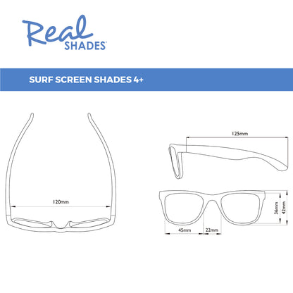 REALSHADES 4SCRNBL Neon Blue anti-blue light glasses 