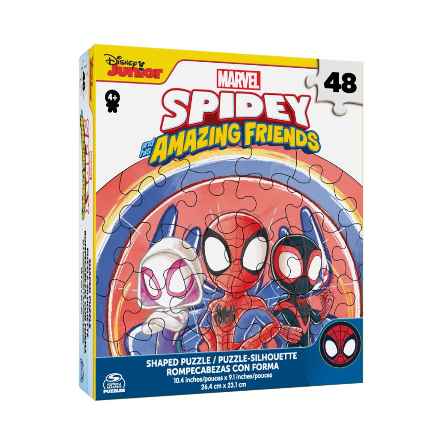 48-piece shape puzzle set - Spiderman SPIN GAMES 20140887 